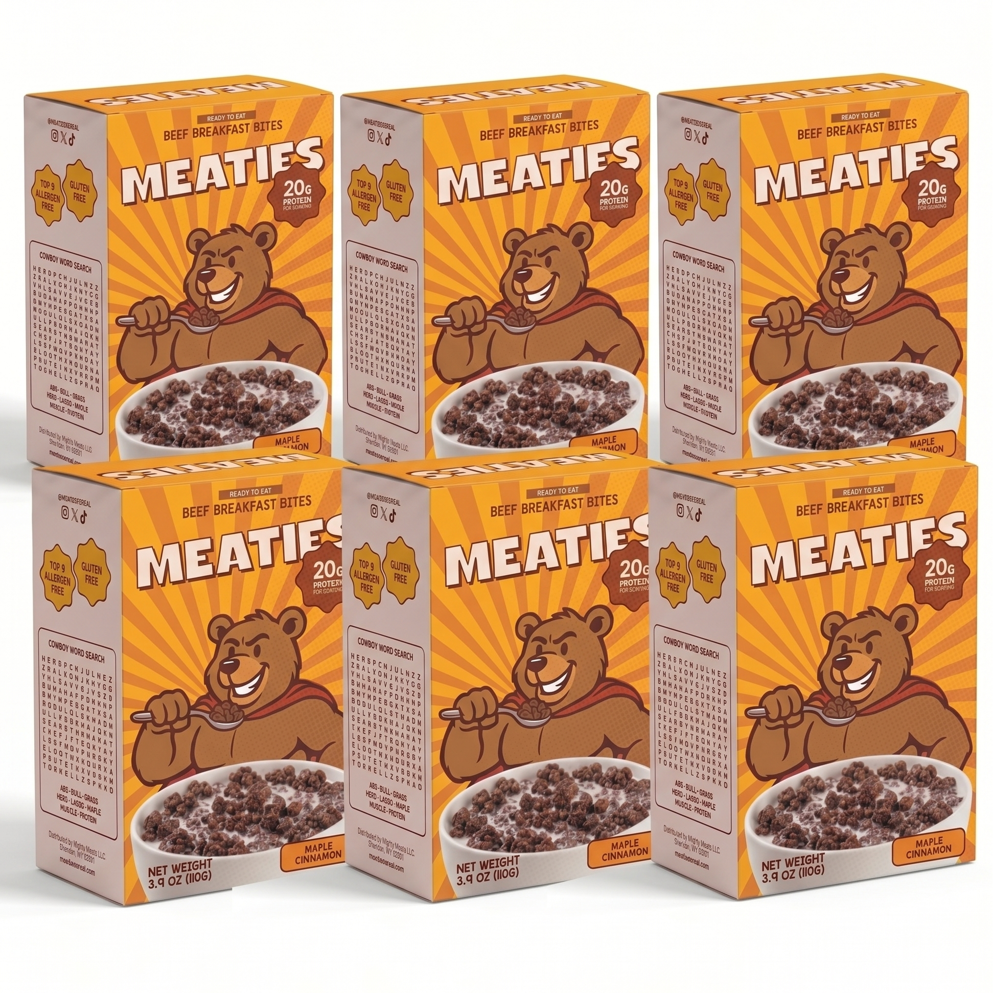 Meaties Cereal 6-Pack